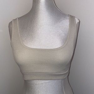 PLT Bralette in cream NWOT